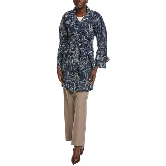 Akris WomensOrnella Coat Navy